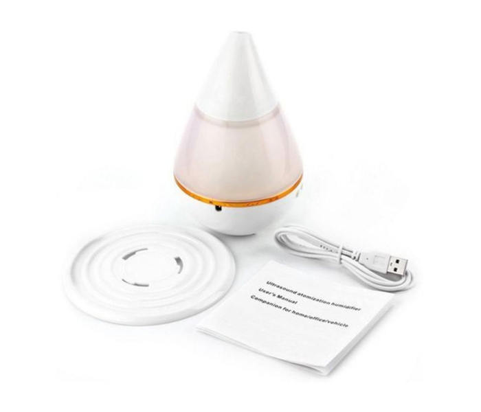 LED Ultrasonic 250ML Air Humidifier - White - Zoom Image 2