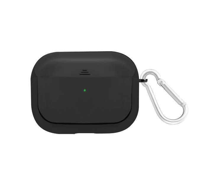 Promate GLOWY-PRO AirPods Pro Wireless Charging Compatible Case - Black - Zoom Image 1