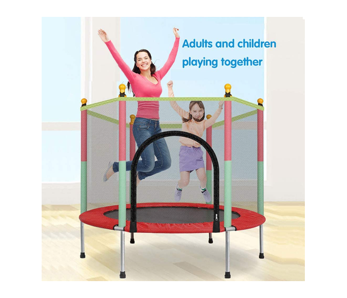 Kids Bouncer Baby Jumper Indoor Trampoline with Guardrail Fitness Adult Trampoline Kid Jumpers - Zoom Image 2