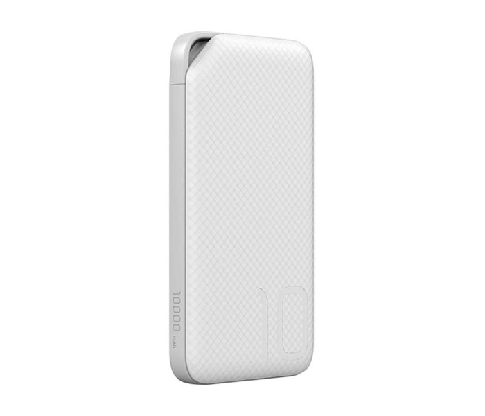 10000mAh Quick Charge USB Type C Power Bank - White - Zoom Image 4