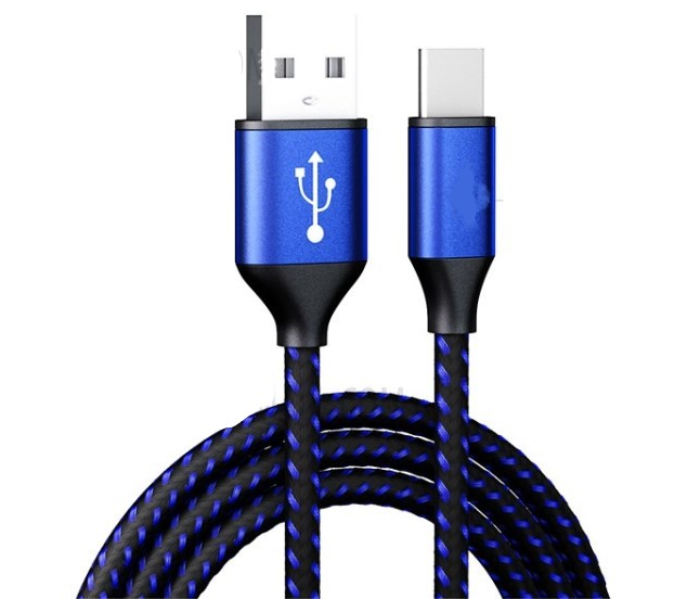 IPOS 1 Meter USB to Type-C Cable - Blue - Zoom Image