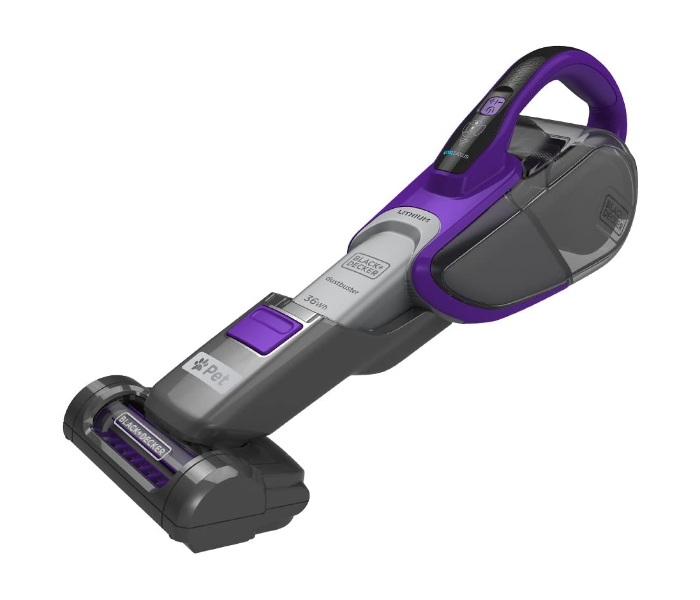 Black and Decker SVJ520BFSP-GB 36W Cordless 2-in-1 Vacuum Cleaner - Grey and Purple - Zoom Image 3