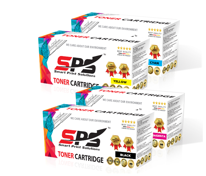 SPS Compatible Toner Cartridges Set of 4 Pack CLT M406S CLP360 for Samsung Color Laser Printer - Black,Cyan,Yellow and Magenta - Zoom Image