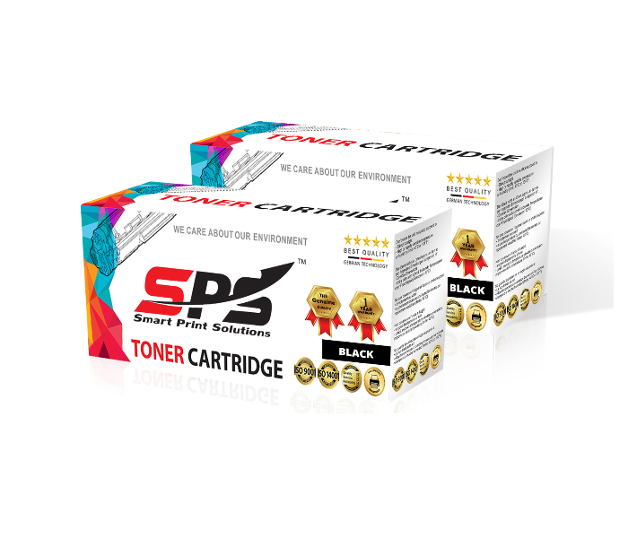 SPS Laser Toner Cartridge Set of 2 Pack CC364A 64A for HP LaserJet Printer - Black - Zoom Image