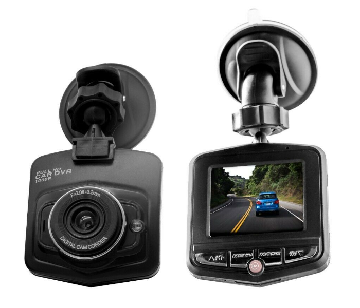 Car Dash Cam Vehicle Blackbox DVR 1080P HD 2.4 Inch Screen - Black - Zoom Image 1