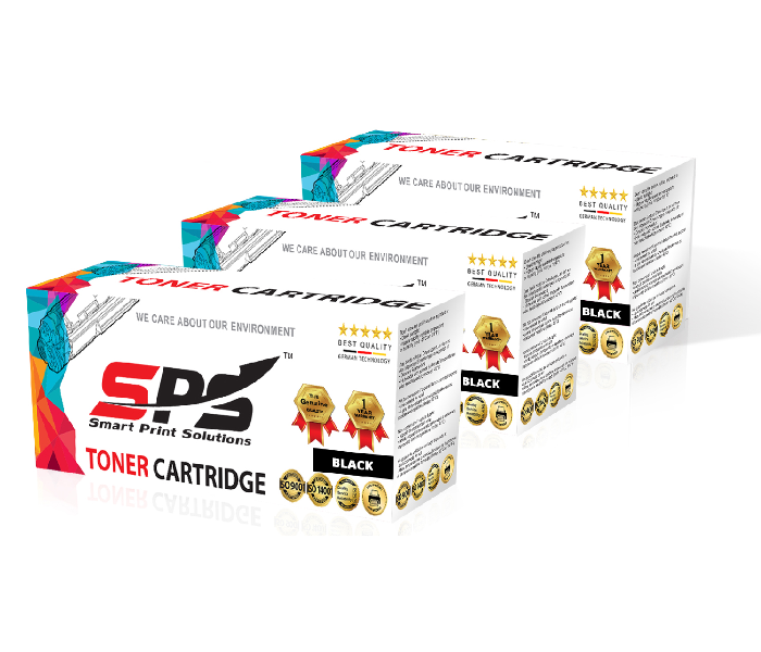 SPS CF226A 26A Laser Toner Cartridge Set of 3 Pack for HP LaserJet Pro - Black - Zoom Image