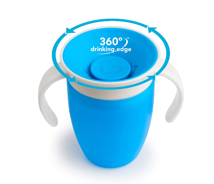 Munchkin Pack of 2 Miracle 360 Trainer Cup - Blue - Zoom Image