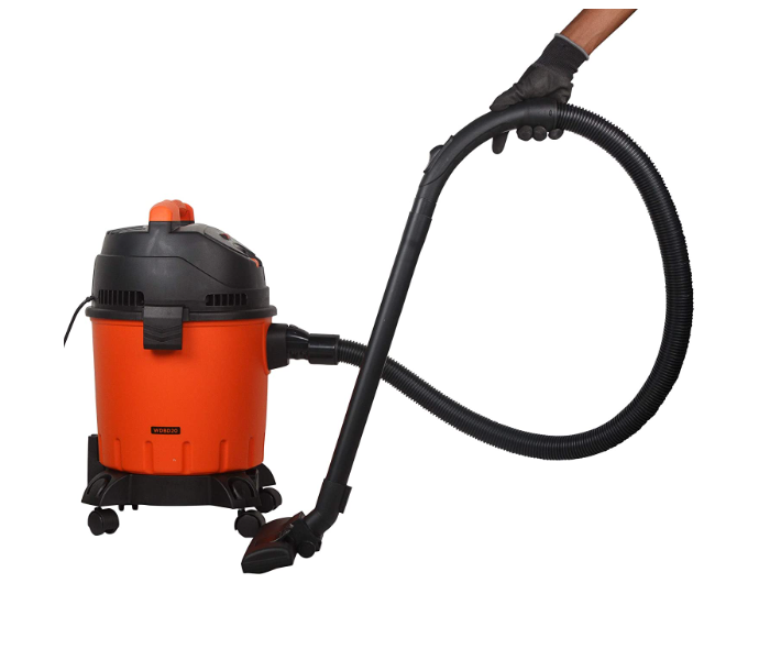 Black and Decker WDBD20-B5 1400W 20 Litre Wet and Dry Tank Drum Vacuum Cleaner - Orange and Black - Zoom Image 5