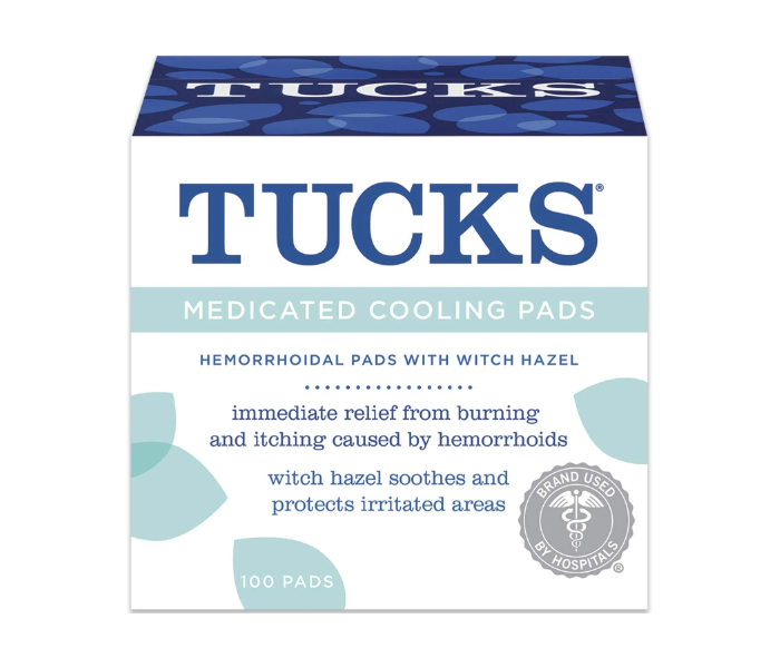 Tucks 100 Pieces Medical Cool Hemorrhoid Pad - Zoom Image