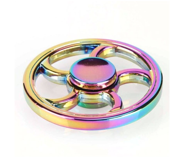 Steering Wheel Fidget Spinner - Rainbow - Zoom Image 2