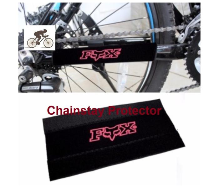 Cycling Chainstay Frame Protector - Fox Print - Zoom Image 4