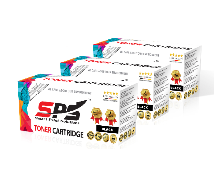 SPS Laser Toner Cartridge Set of 3 Pack CF4129X 29X for HP LaserJet  - Black - Zoom Image