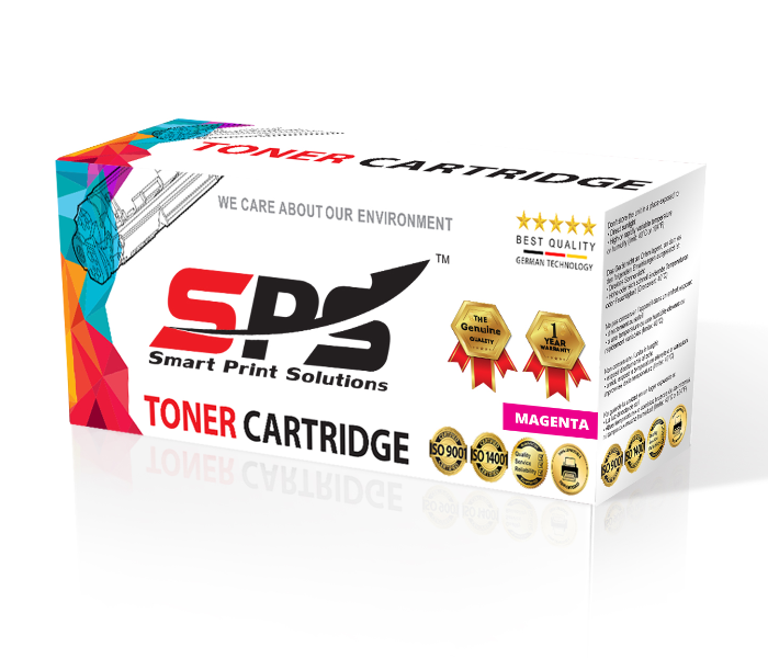 SPS Compatible Toner Cartridges Q6003A 124A CRG707 for HP Color LaserJet - Magenta - Zoom Image