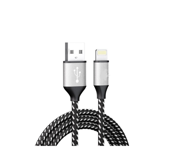 IPOS 1 Meter USB to Lightning Cable - Black - Zoom Image