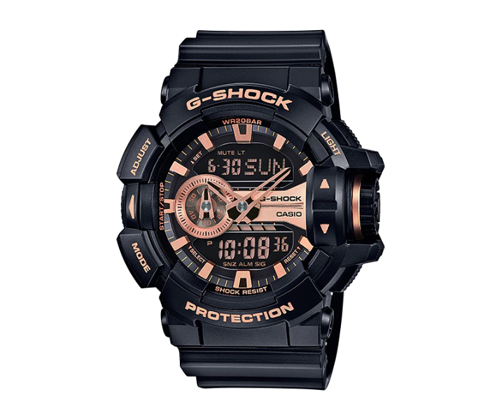 Casio GA-400GB-1A4DR G-Shock Special Color Model Analog Digital Watch - Black and Gold - Zoom Image 1