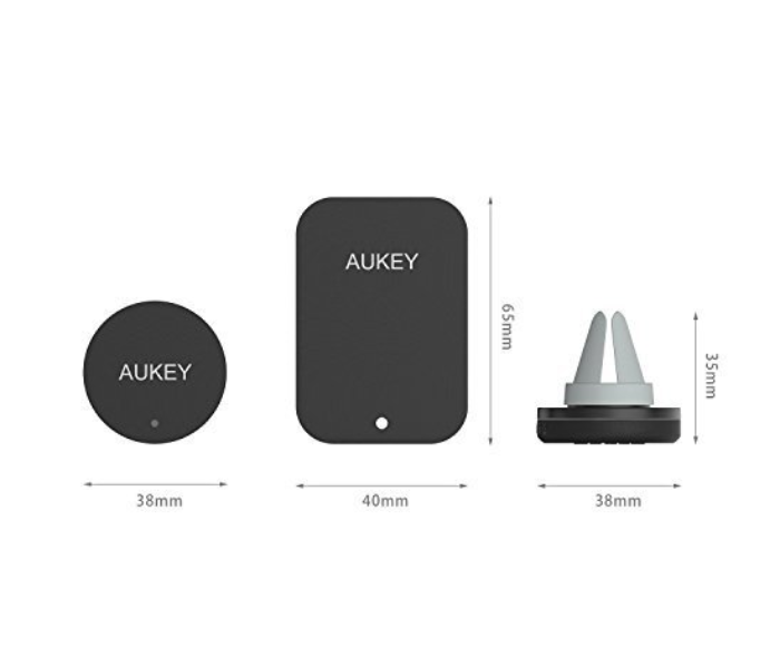 Aukey Magnetic Air Vent Car Mount Holder - Black - Zoom Image 3