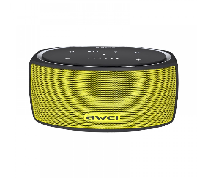 Awei Y210 Touch Portable Wireless Bluetooth Speaker - Black and Yellow - Zoom Image 2