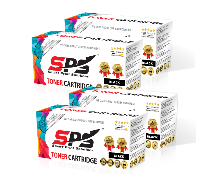 SPS Laser Toner Cartridge Set of 4 Pack CF325X 25X for HP LaserJet Enterprise Flow - Black - Zoom Image