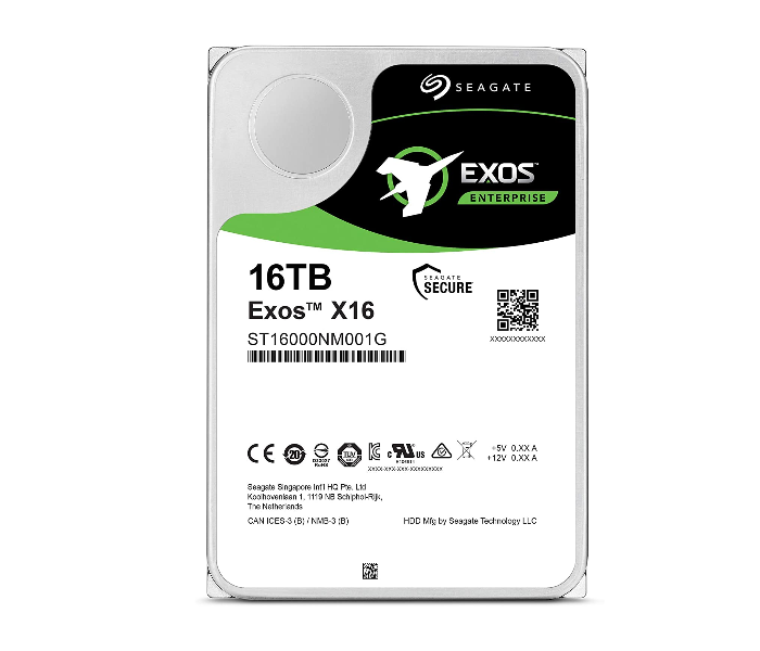 Seagate ST16000NM001G Exos X16 3.5 inch 16TB HDD Hard Disk - Zoom Image 2