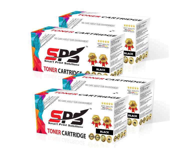 SPS Laser Toner Cartridge Set of 4 Pack CF281A 81A for HP LaserJet Enterprise Printer - Black - Zoom Image