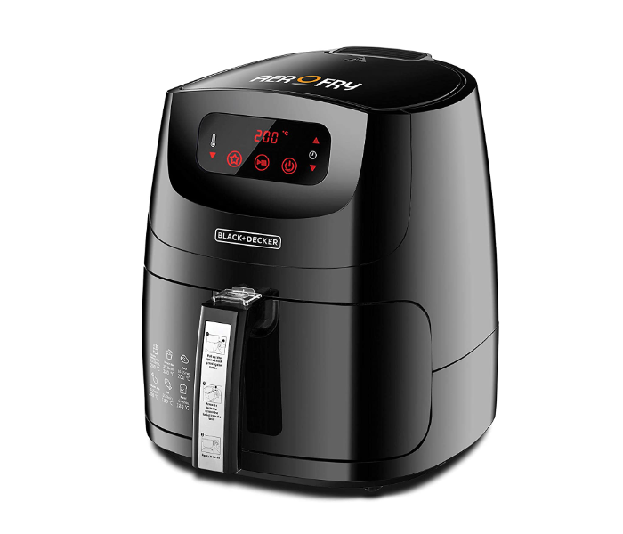 Black and Decker AF600-B5 5 Liters 12 in 1 Multifunction AerOfry Air Fryer - Black - Zoom Image 1