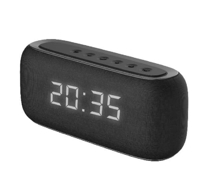 Havit HV-M29 Wireless Speaker With Dual Alarm Clock - Black - Zoom Image 2