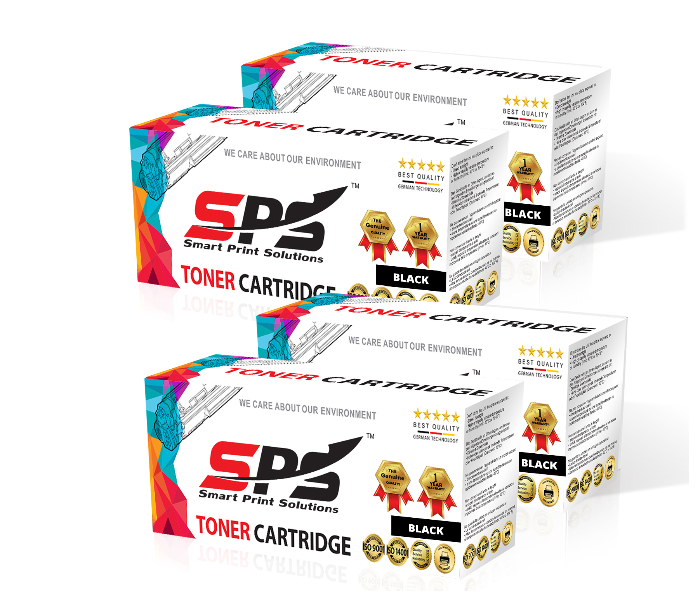 SPS Laser Toner Cartridge Set of 4 Pack Q1338A 38A for HP LaserJet Printer - Black - Zoom Image