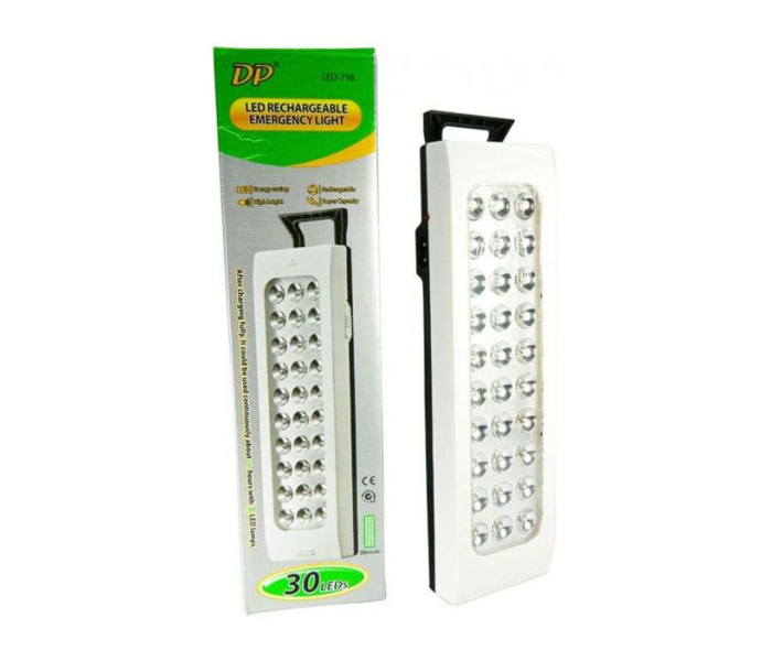 LED Chargeable Emergency Light - White - Zoom Image 2