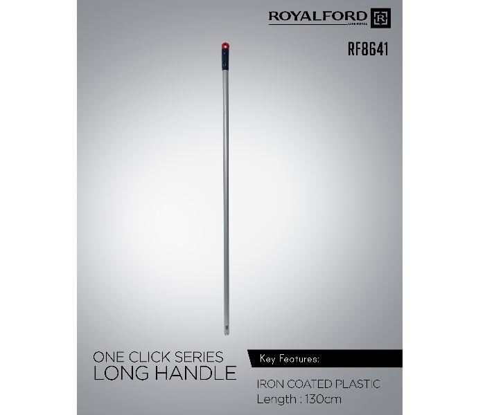 Royalford RF8641 One Click Series Mop Handle - Silver - Zoom Image 2