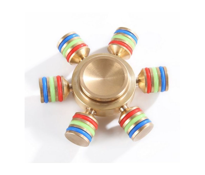 Gyroscope Fidget Spinner - Gold  - Zoom Image 2