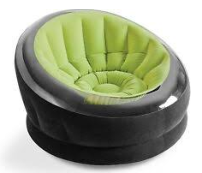 Intex 66582 Empire Inflatable Chair- Green - Zoom Image 2