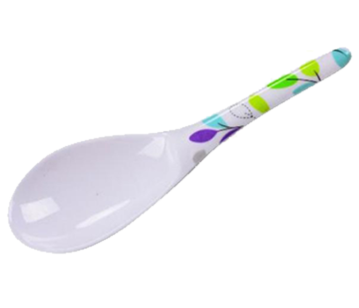 Royalford RF7392 Leaf Design Melamine Ware Serving Spoon - White  - Zoom Image 3