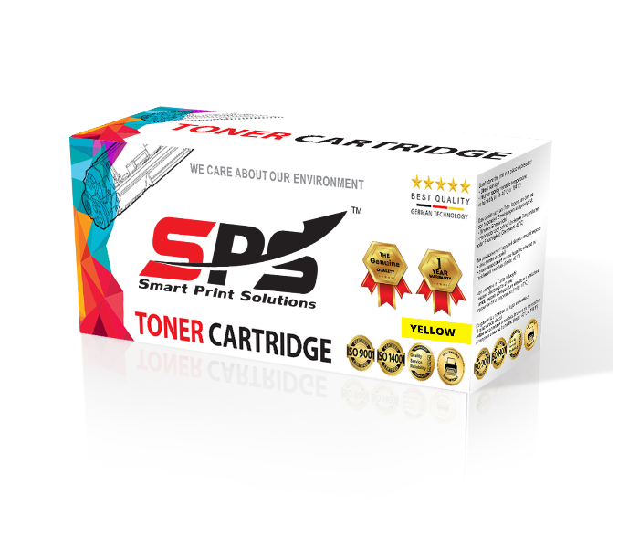 SPS Compatible Toner Cartridge CC532A 304A 718 CF382 312A for HP Color LaserJet Pro - Yellow - Zoom Image