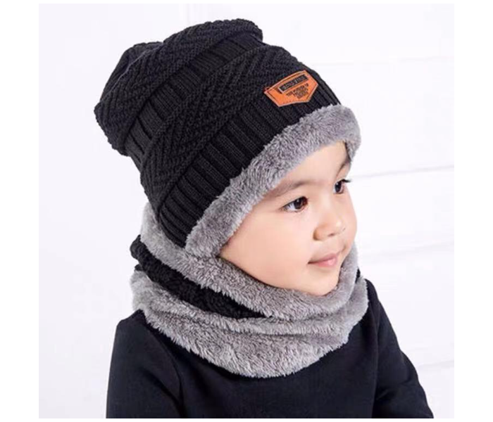 Brytostore Ice Cap With Neck for Kids -Black - Zoom Image