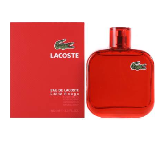 Lacoste 100ml L.12.12 Rouge Energetic Eau De Toilette for Men - Zoom Image