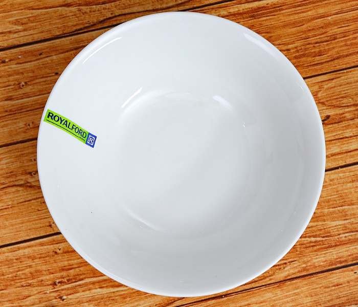 Royalford RF8011 7-inch Magnesia Bowl - White - Zoom Image 1