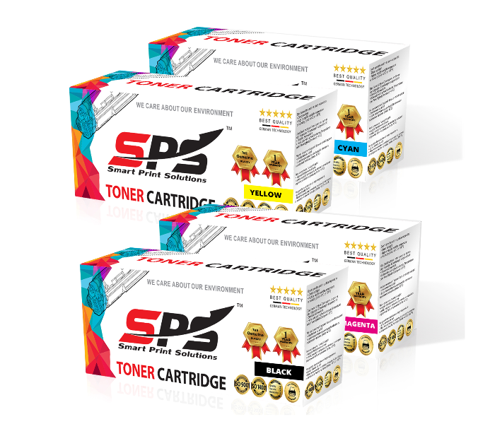 SPS Compatible Toner Cartridges Set of 4 Pack C9730 9731 9732 9733 A 645 A CANON EP 86 for HP Color LaserJet - Black,Cyan,Yellow and Magenta - Zoom Image