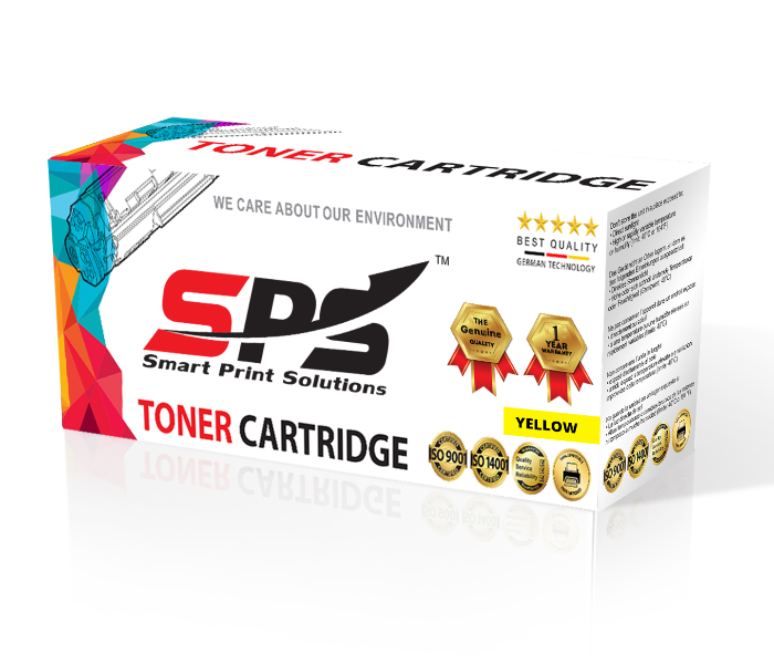 SPS Compatible Toner Cartridges Q6002A 124A CRG707 for HP Color LaserJet - Yellow - Zoom Image