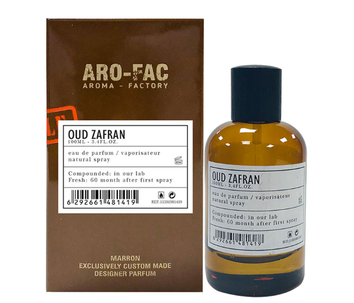 Aro-Fac Oud Zafran Eau De Parfum 100 ml by Dhamma Perfumes - Zoom Image