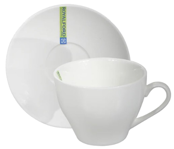 Royalford RF9258 Porcelain Ware Magnesia Cup & Saucer - White - Zoom Image 4