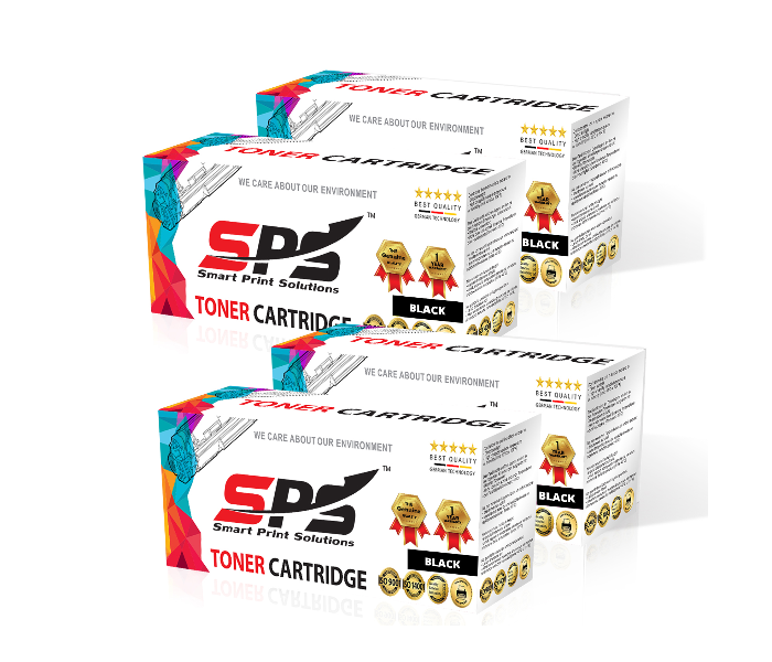 SPS Laser Toner Cartridge Set of 4 Pack Q7551A 51A for HP LaserJet Printer - Black - Zoom Image