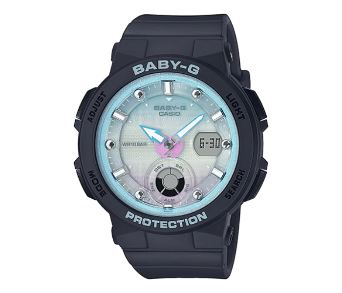 Casio BGA-250-1A2DR Baby-G Standard Analog Digital Watch - Black - Zoom Image 1