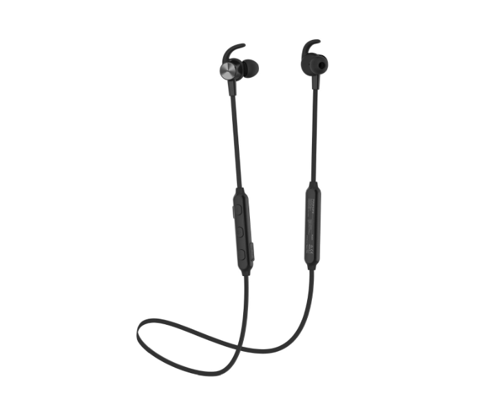 Promate Hush Wireless Active Noise Cancelling Headphone - Black - Zoom Image 1