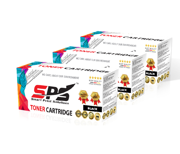 SPS Laser Toner Cartridge Set of 3 Pack TN1000 for Brother Printer MFC HL - Black - Zoom Image