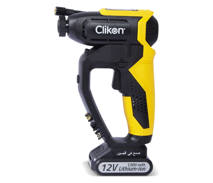 Clikon CK4041 PSI Tire Inflator with 1300mAh Lithium-Ion Battery LCD Display - Zoom Image 3