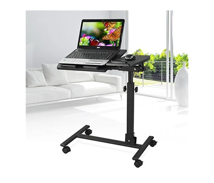 Portable Folding Computer Desk Laptop Table - Black - Zoom Image 4