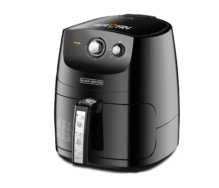 Black and Decker AF550-B5 5 Liters 9 in 1 Multifunction AerOfry Air Fryer - Black - Zoom Image 1