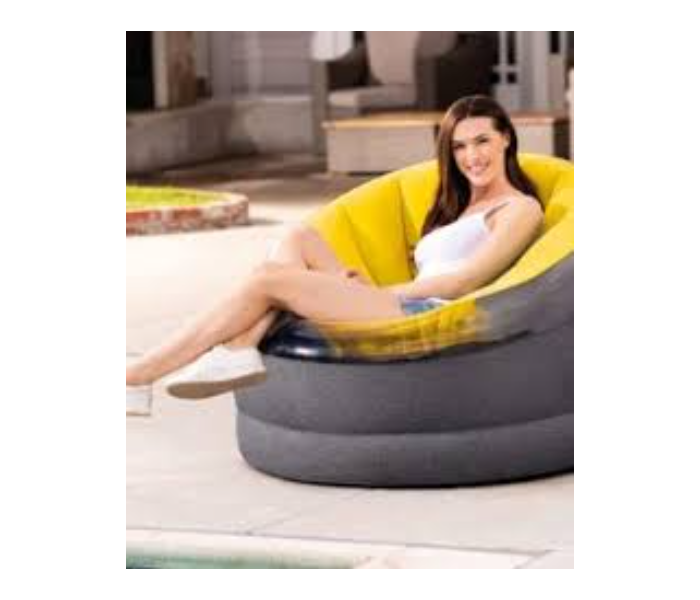 Intex 66582 Empire Inflatable Chair- Yellow - Zoom Image 2