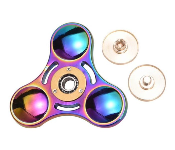 Titanium Alloy Fidget Spinner - Pink and Purple - Zoom Image 1