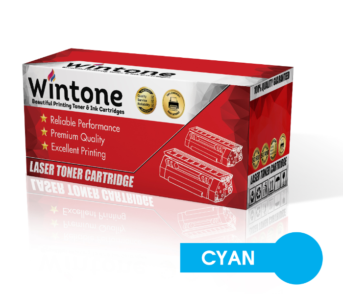 Wintone Compatible Toner Cartridges CF351A 130A CF-351A 130 A for HP Color LaserJet Pro - Cyan - Zoom Image